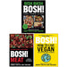 BISH BASH BOSH [Hardcover], Bosh Meat [Hardcover], Bosh How To Live Vegan By Henry Firth & Ian Theasby 3 Books Collection Set - The Book Bundle