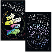 Neil deGrasse Tyson 2 Books Collection Set (Just Visiting This Planet &amp; Merlin's Tour of the Universe) - The Book Bundle