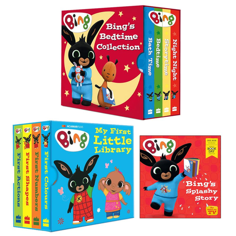 Bing’s Bedtime & Bing My First Little Library 9 Books Collection Set (First Colours) - The Book Bundle