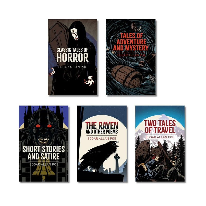 The Edgar Allan Poe Collection: 5-Book boxed set (Arcturus Classic Collections) - The Book Bundle