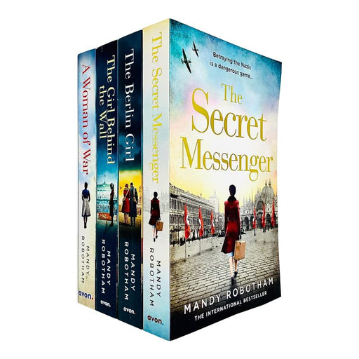 Mandy Robotham Collection 4 Books Set (A Woman of War, The Secret Messenger, The Berlin Girl, The Girl Behind the Wall) - The Book Bundle
