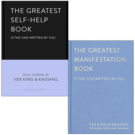 The Greatest Self-Help Book & The Greatest Manifestation Book (is the one written by you) By Vex King, Kaushal, The Rising Circle 2 Books Collection Set - The Book Bundle