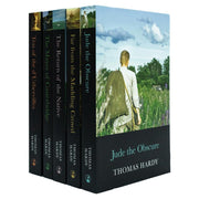 Set of five Thomas Hardy classic novels including Jade the Obscure and Far from the Madding Crowd in hardcover editions