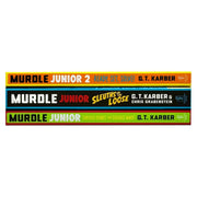 Murdle Junior Series 3 books collection set by G. T. Karber, paperback fiction by Souvenir Press Ltd, featuring colorful covers.