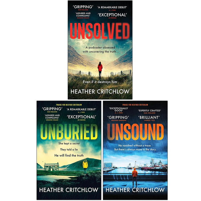 The Cal Lovett Files Collection 3 Books Set By Heather Critchlow (Unsolved, Unburied and Unsound) - The Book Bundle