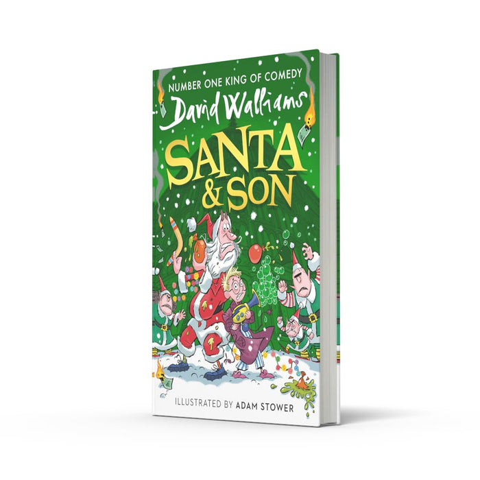 Santa & Son: New for 2025, a hilarious, illustrated Christmas adventure for young readers by David Walliams