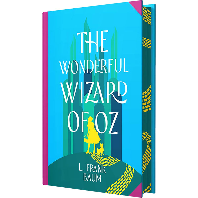 Cover of The Wonderful Wizard of Oz by L. Frank Baum, Wilco Classics Sprayed Edge Premium edition, featuring vibrant illustrated artwork.