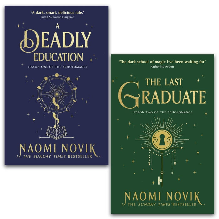 Naomi Novik Scholomance Series 2 Books Collection Set (A Deadly Education, The Last Graduate) - The Book Bundle