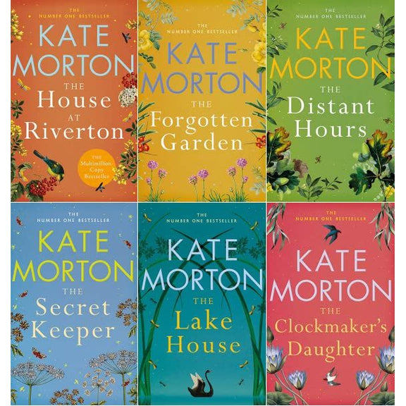 Kate Morton 6 Book Set Collection - The House at Riverton, Forgotten Garden, Distant Hours, Secret Keeper, Lake House, Clockmaker's Daughter