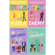 Collection of four Sarah Adams fiction paperback books from the It Happened in Charleston & Nashville series, with colorful cover art.