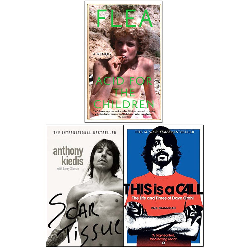 Acid For The Children, This Is A Call & Scar Tissue 3 Books Collection Set by Various Authors - Non Fiction - Paperback