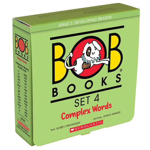 Bob Books - Complex Words Box Set Phonics, Ages 4 and Up, Kindergarten, First Grade (Stage 3: Developing Reader): 04 - The Book Bundle