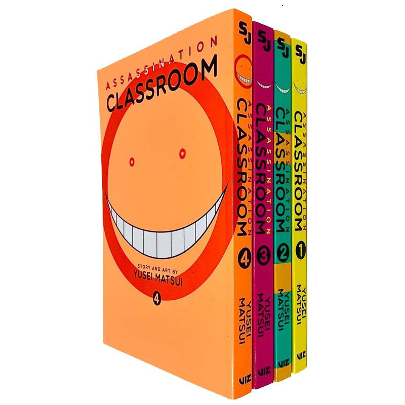Assassination Classroom Series Vol 1-4 Collection 4 Books Set By Yusei Matsui - The Book Bundle
