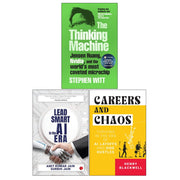 The Thinking Machine by Stephen Witt, Lead Smart in the AI Era by Amit Kumar Jain and Surbhi Jain & Careers and Chaos by Henry Blackwell 3 Books Collection Set - The Book Bundle