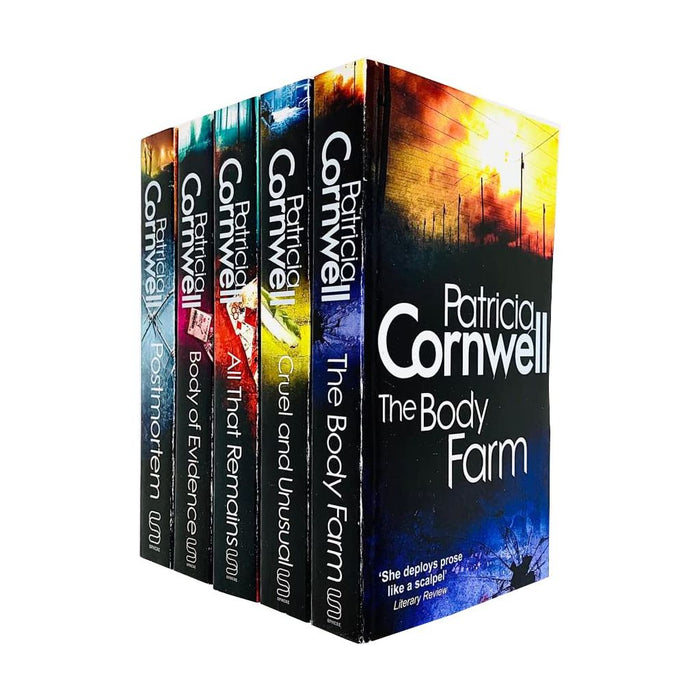 Kay Scarpetta Series 1-5 Collection 5 Books Set By Patricia Cornwell (Postmortem, Body Of Evidence, All That Remains, Cruel And Unusual, The Body Farm) - The Book Bundle