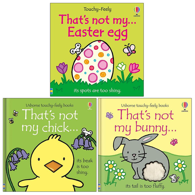 That's not my Easter Egg 3 Books Collection Set By Fiona Watt (That's not my... Easter Egg, That's not my chick... and That's not my bunny...) - The Book Bundle