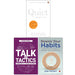 Quiet The Power of Introverts in a World That Can't Stop Talking, Talk of Tactics & Rewire Your Habits 3 Books Collection Set - The Book Bundle