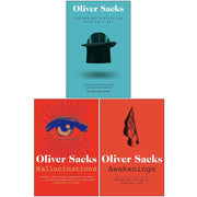 Oliver Sacks book collection including The Man Who Mistook His Wife for a Hat, Hallucinations, and Awakenings in paperback by Picador