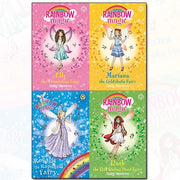 Four-book set of Rainbow Magic Series Storybooks featuring fairy characters, by Daisy Meadows, Orchard Books collection.