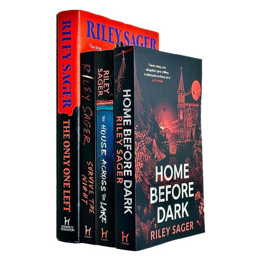Riley Sager Collection 4 Books Set (Home Before Dark, Survive The Night, The House Across The Lake & [Hardcover] The Only One Left) - The Book Bundle