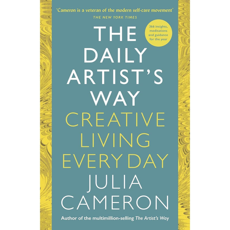 Two paperback books from The Daily Artist's Way set by Julia Cameron and Talia Vespertine, featuring inspiring creative living guidance.
