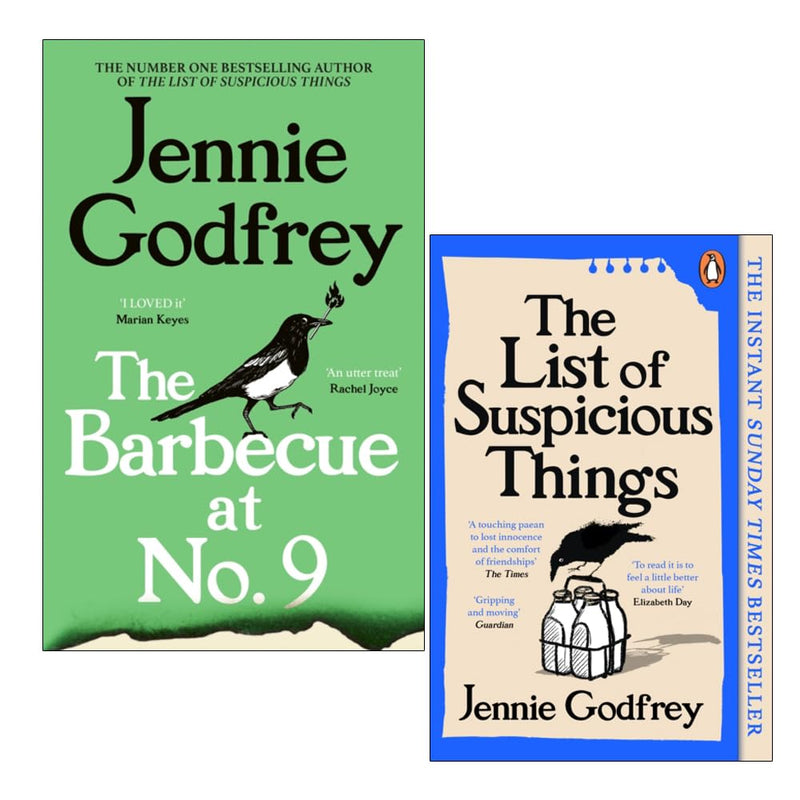 Jennie Godfrey Collection 2 Books Set (The Barbecue at No.9, The List of Suspicious Things) - The Book Bundle