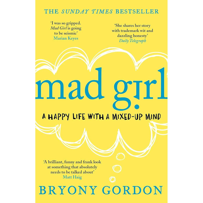 Bryony Gordon Collection 4 Books Set (You Got This, The Wrong Knickers, Mad Girl & Eat Drink Run) - The Book Bundle