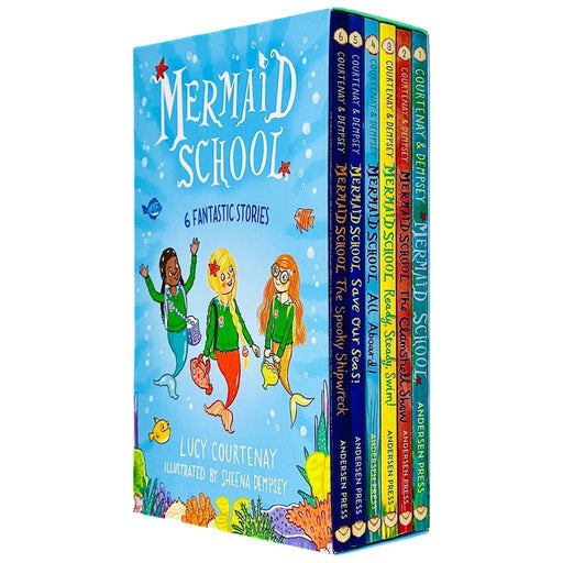 Mermaid School Series 6 Books Collection Box Set By Courtenay & Dempsey - The Book Bundle