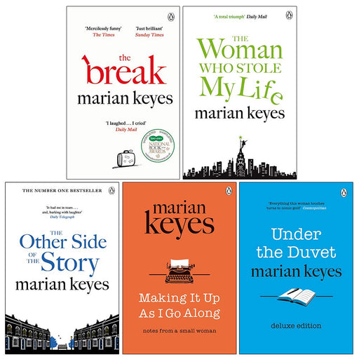 Marian Keyes Collection 5 Books Set (The Break, The Woman Who Stole My Life, The Other Side of the Story, Making It Up As I Go Along, Under the Duvet) - The Book Bundle