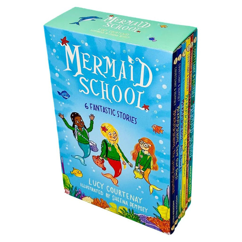 Mermaid School Series 6 Books Collection Box Set By Courtenay & Dempsey - The Book Bundle