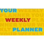 Meal planner book titled "Bored of Lunch" by Nathan Anthony, featuring colorful cover design and meal planning pages.