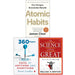 Atomic Habits, 360 Degree Excel at Anything and Everything & The Science of Being Great 3 Books Collection Set - The Book Bundle