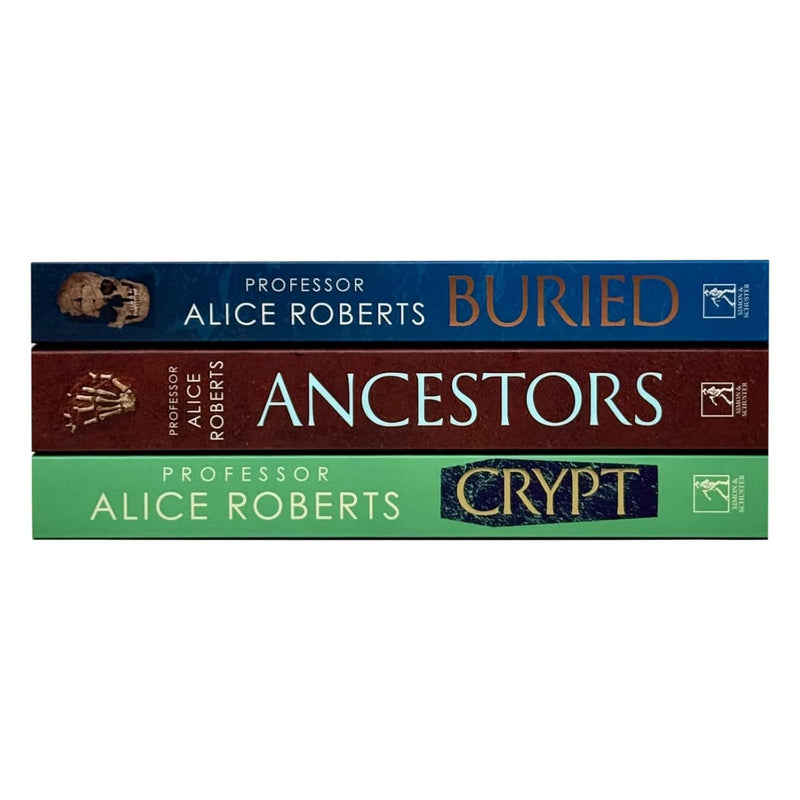 Alice Roberts 3 Books Collection Set (Buried, Ancestors and Crypt) - The Book Bundle