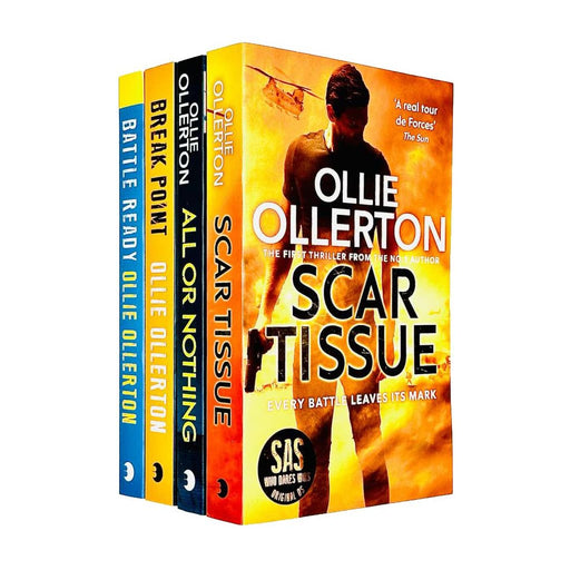 Ollie Ollerton Collection 4 Books Set (Scar Tissue, All or Nothing, Break Point, Battle Ready) - The Book Bundle