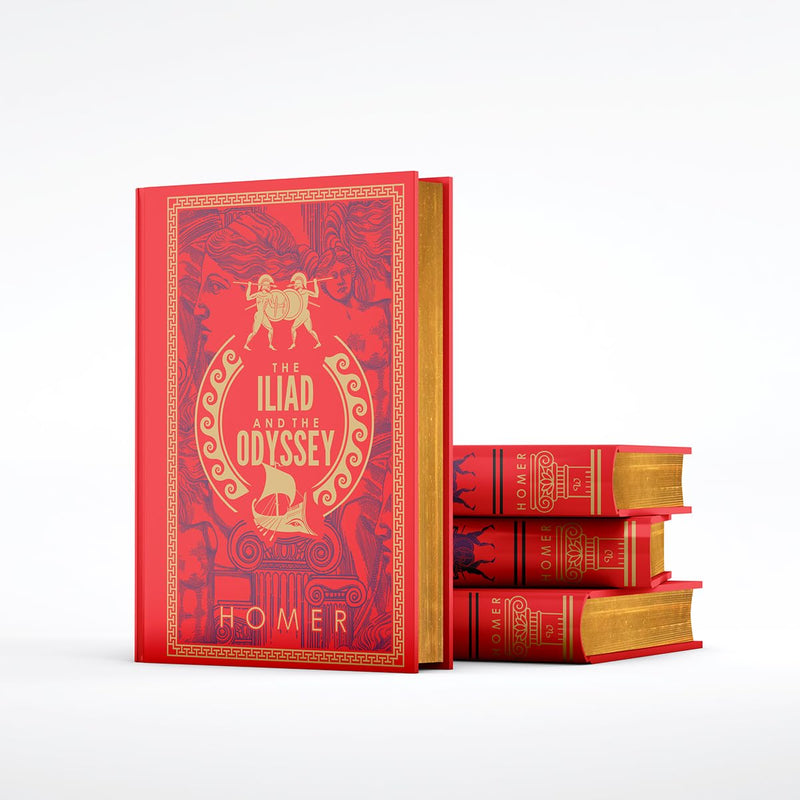 The Iliad & The Odyssey Two Books Collection Set by Homer - Fiction - LeatherBound