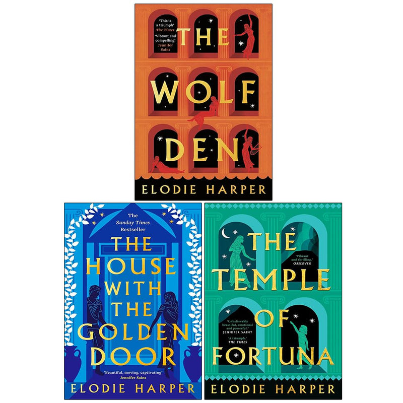The Wolf Den Series 3 Books Collection Set by Elodie Harper - Fiction - Paperback