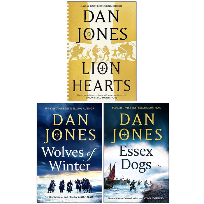 Dan Jones Collection 3 Books Set (Lion Hearts(HB), Wolves of Winter and Essex Dogs) - The Book Bundle
