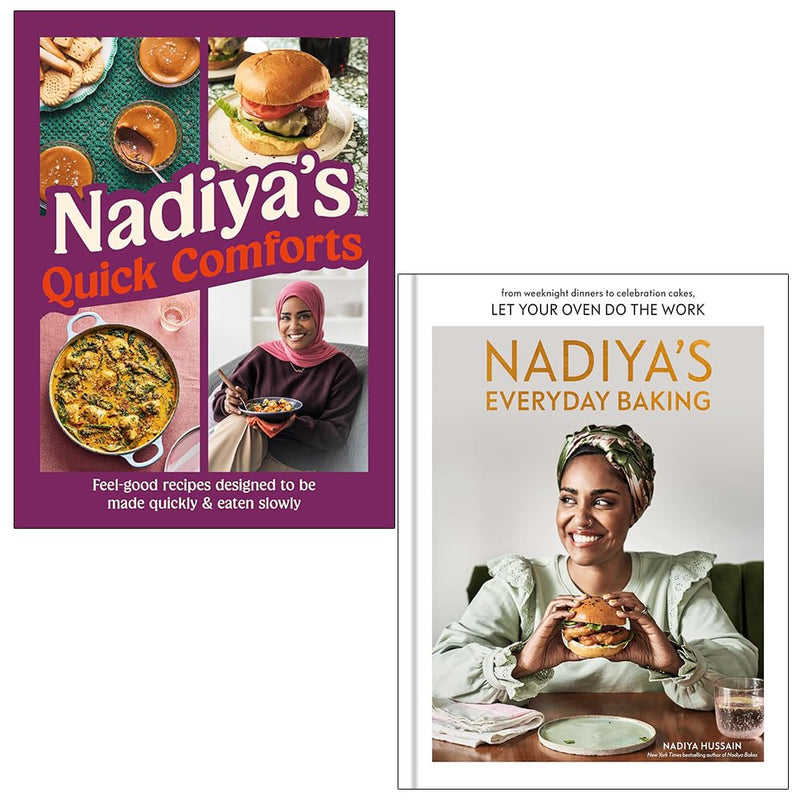 Nadiya Hussain Collection 2 Books Set(Nadiya's Quick Comforts & Nadiya’s Everyday Baking) - The Book Bundle
