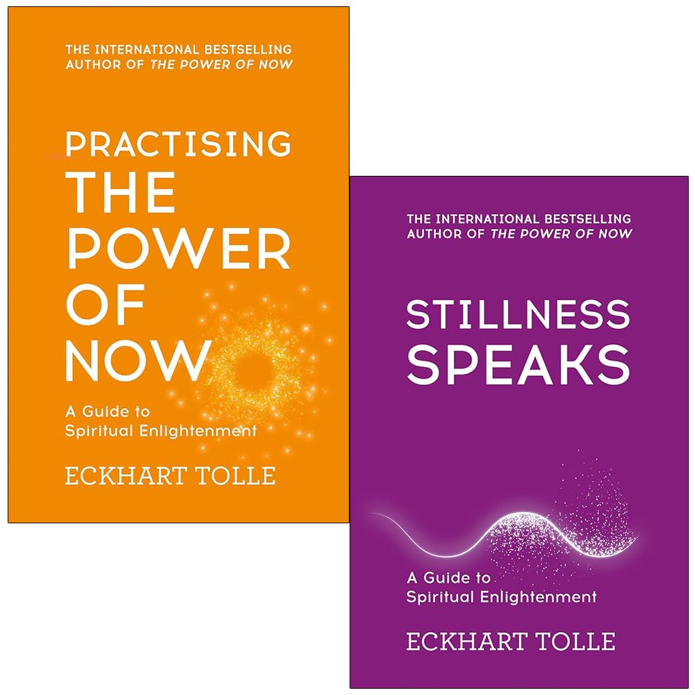 Eckhart Tolle 2 Books Collection Set(Practising The Power Of Now & Sti ...