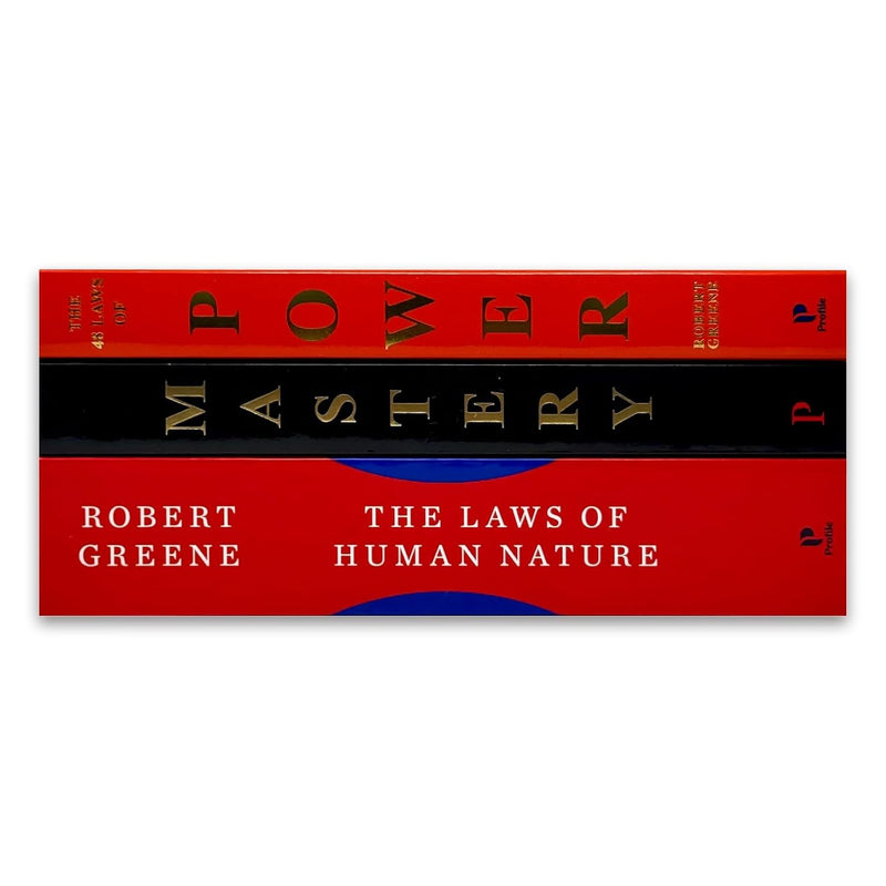 The 48 Laws Of Power & Mastery & The Laws Of Human Nature 3 Books Collection Set by R. Greene - Non Fiction - Paperback