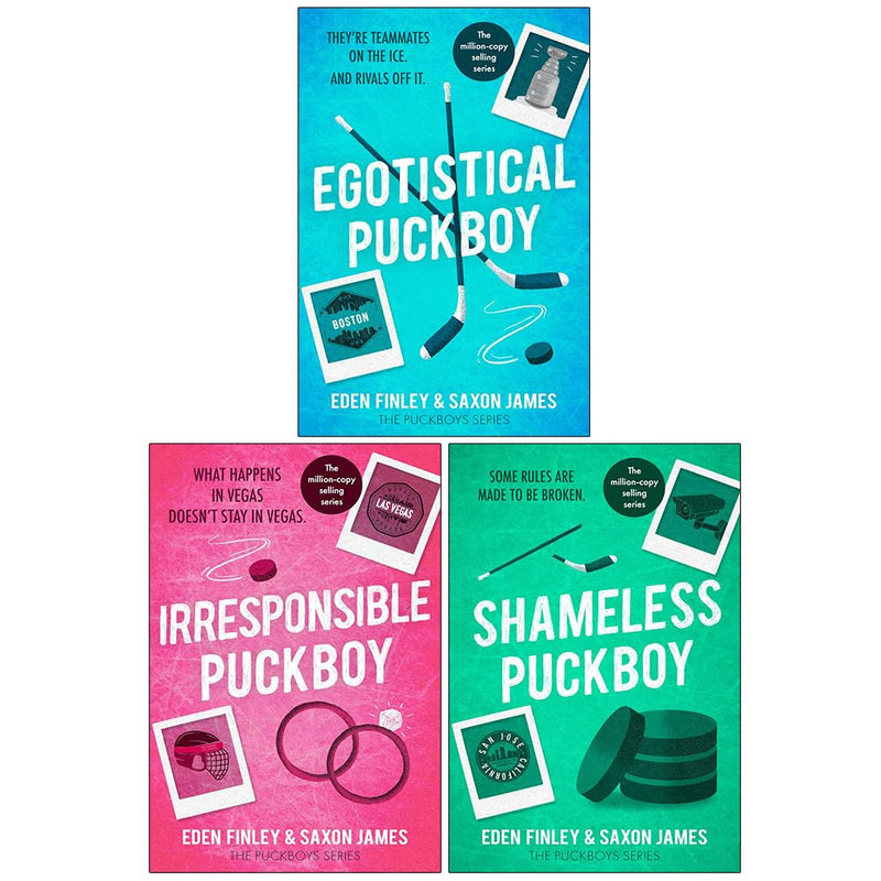 Puckboys Series 3 Books Collection Set by Saxon James, Eden Finley - Fiction - Paperback