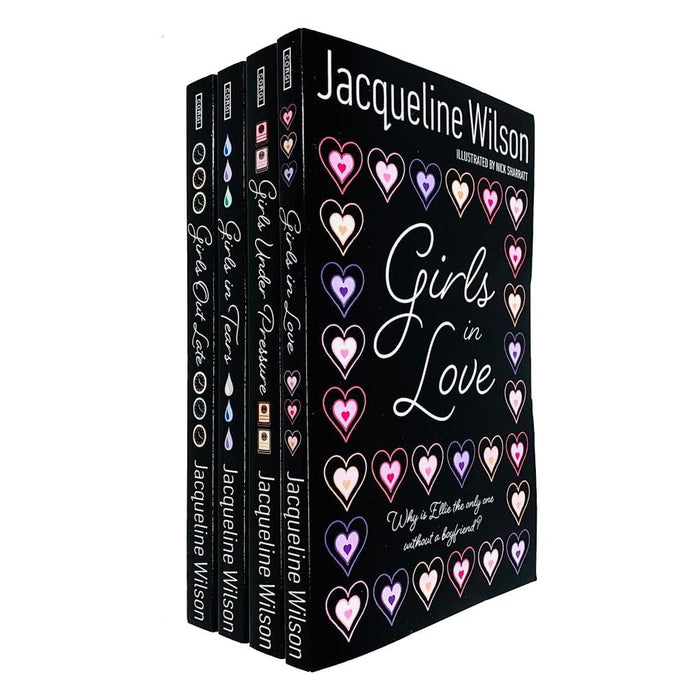 Jacqueline Wilson Girls Series 4 Books Collection Set (Girls in Love, Girls in Tears) - The Book Bundle