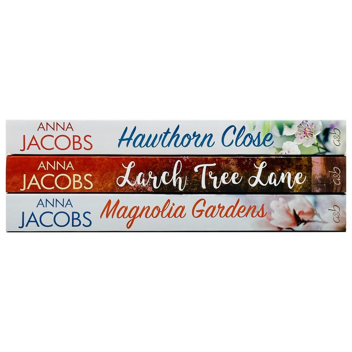 Larch Tree Lane Series 3 Books Collection Set By Anna Jacobs (Larch Tree Lane, Hawthorn Close & Magnolia Gardens) - The Book Bundle