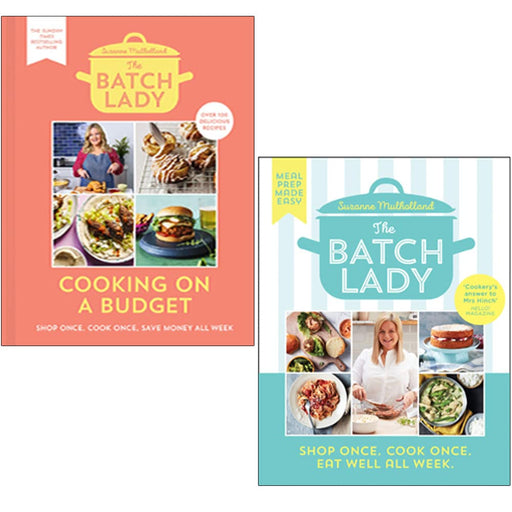 The Batch Lady Collection 2 Books Set By Suzanne Mulholland (The Batch Lady Cooking on a Budget) - The Book Bundle