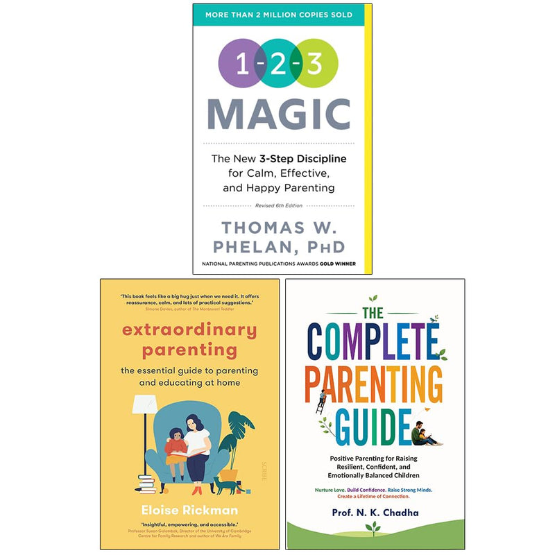1-2-3 Magic, Extraordinary Parenting & The Complete Parenting Guide 3 Books Collection Set - Non Fiction - Paperback