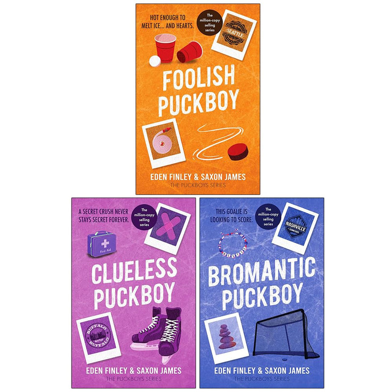 Puckboys Series 3 Books Collection Set by Saxon James & Eden Finley - Fiction - Paperback