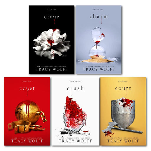 Crave Series 5 Books Collection Set By Tracy Wolff (Crave, Crush, Covet, Court, Charm) - The Book Bundle