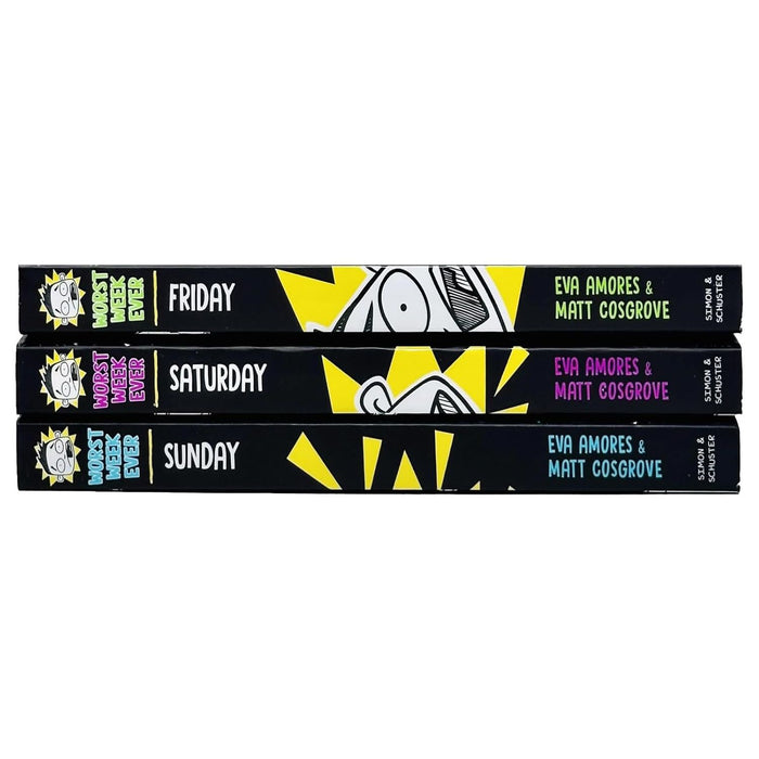 Worst Week Ever! Series 3 Books Collection Set By Eva Amores & Matt Cosgrove (Sunday, Saturday and Friday) - The Book Bundle