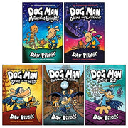 Dog Man Series 6-10 Collection 5 Books Set By Dav Pelkey Paperback - The Book Bundle