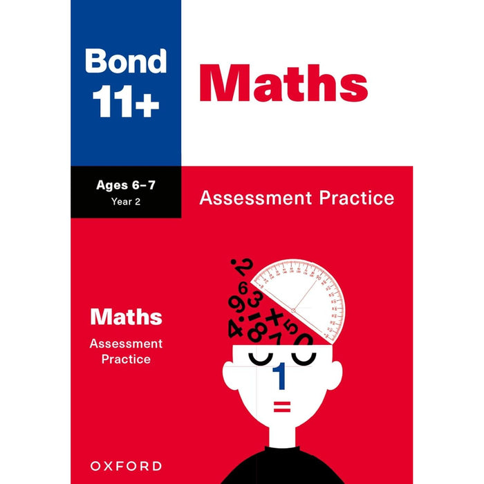 Bond 11+ Maths English Verbal Non-Verbal Reasoning Assessment Practice 6-7 years 4 Books Set (Bond Assessment Papers) - The Book Bundle